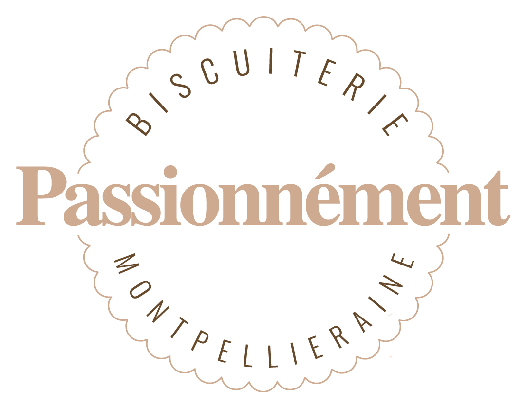 Logo foncé Passionnément Biscuiterie Montpellier